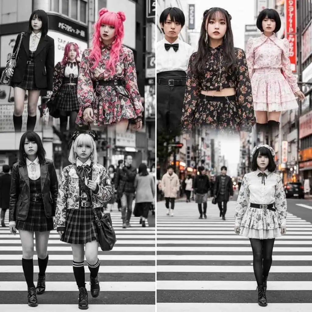 Japoński styl uliczny: Harajuku i Shibuya jako centra modowych rewolucji