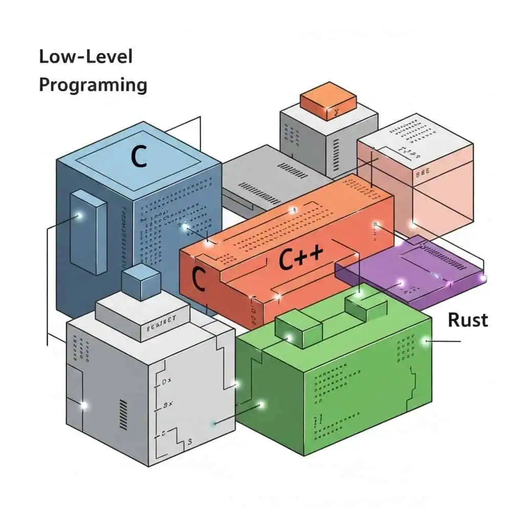 Porównanie rozwiązań w programowaniu niskopoziomowym: C, C++ i Rust
